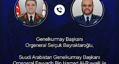 Genelkurmay Başkanı Bayraktaroğlu, Suudi Arabistan Genelkurmay Başkanı Al-Ruwaili ile görüştü