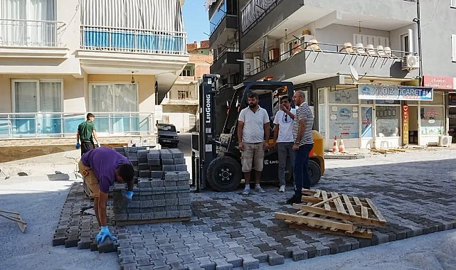Germencik Park Mahallesi'nde yollar yenileniyor