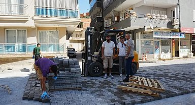 Germencik Park Mahallesi'nde yollar yenileniyor