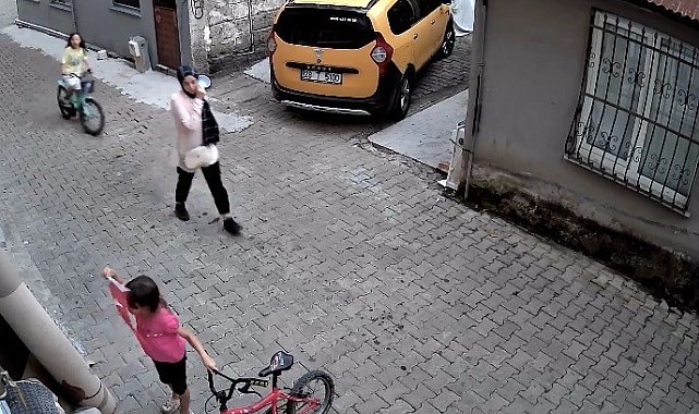 Giresun'da küçük Nehir'in bayrak hassasiyeti kamerada