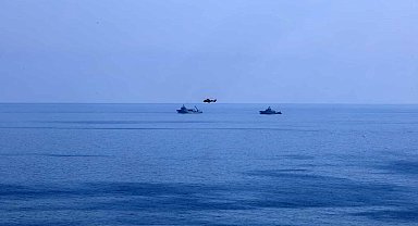 Girne'de arama çalışmaları 4'üncü gününde: TCG Alemdar çalışmalara katıldı