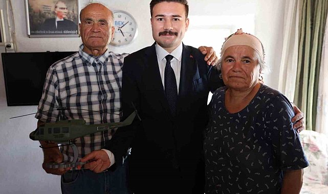 Gökçeada Kaymakamı Acar'dan Kıbrıs Gazilerine vefa ziyareti