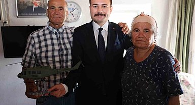 Gökçeada Kaymakamı Acar'dan Kıbrıs Gazilerine vefa ziyareti