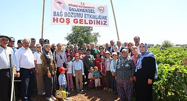 Gölbaşı'nda bağ bozumu heyecanı başladı