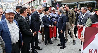 Gümüşhane'de Gaziler Günü'nde "Kahramanlarla Kardeşlik Yolunda" yürüyüşü