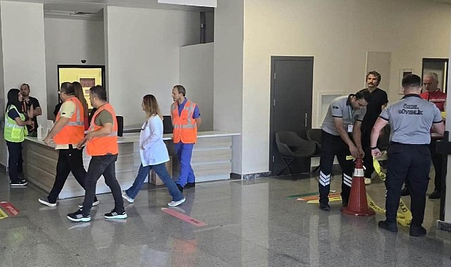 Hastanede rehine tatbikatı gerçekleştirildi