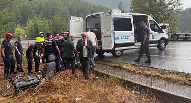Hastaneden taburcu oldu, dönüş yolunda kazada öldü