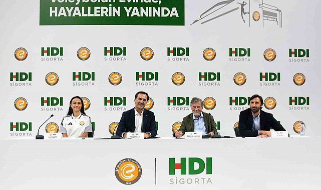 HDI Sigorta ve Eczacıbaşı Spor Kulübü güçlerini birleştirdi: Voleybolun evinin adı "HDI Sigorta Spor Salonu" oldu