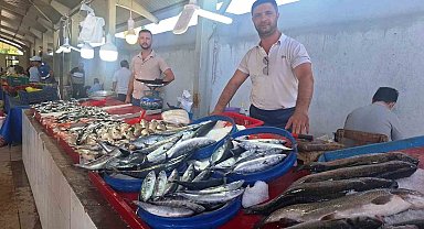 Hisarcık'ta vatandaşların en çok tercih ettiği balık türü palamut oldu