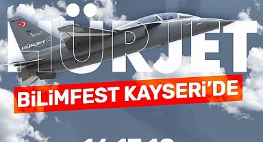 Hürjet ve Türk Yıldızları, 8. Bilimfest Kayseri'de gökyüzü tutkunları ile buluşacak