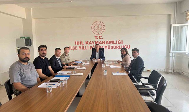 İdil'de 'eğitimde güvenlik ve koordinasyon toplantısı' gerçekleştirildi