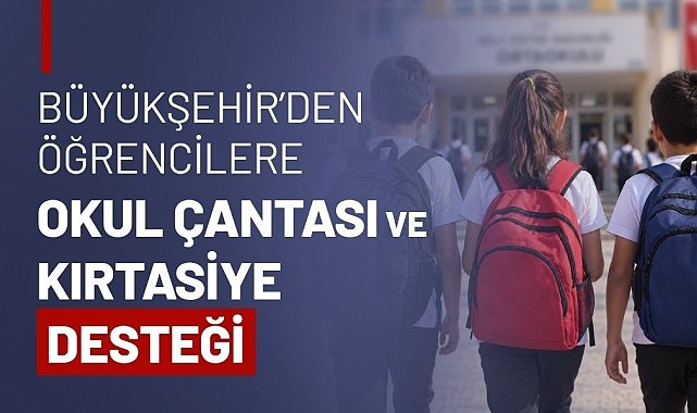 İhtiyaç sahibi öğrencilere okul çantası ve kırtasiye desteği