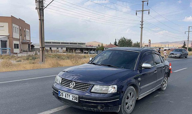 İki otomobil çarpıştı: 1 yaralı