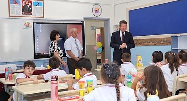İl Müdürü Şimşek minik öğrencilerle bir araya geldi