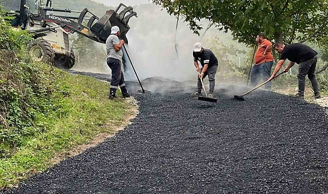 İlkadım'ın kırsalında 71 kilometrelik yol