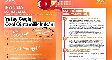 İran'daki Türk öğrencilere eğitimlerini Türkiye'de sürdürme imkanı