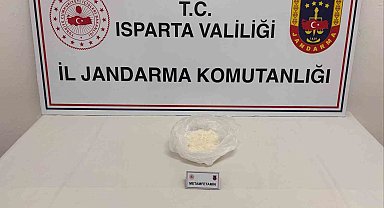 Isparta'da 300 gram metamfetamin ele geçirildi