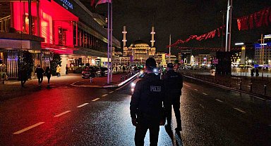 İstanbul Taksim'de 'Huzur İstanbul' denetimi