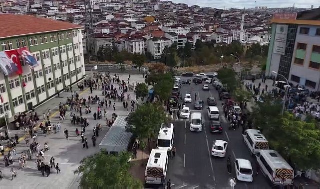 İstanbul'da okul çevrelerinde dron destekli denetim