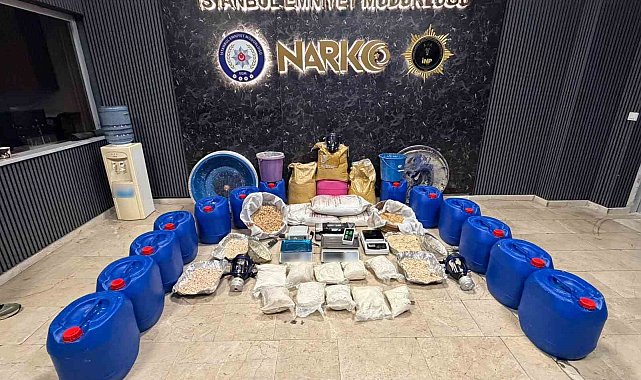 İstanbul'da üç günlük narkotik bilançosu: 188 şüpheli yakalandı, adreslerden yüzlerce kilo uyuşturucu madde çıktı