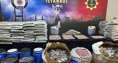 İstanbul'da uyuşturucu tacirlerine yönelik art arda operasyonlar; Son bir ayda 1 buçuk ton uyuşturucu madde ele geçirildi: 46 gözaltı