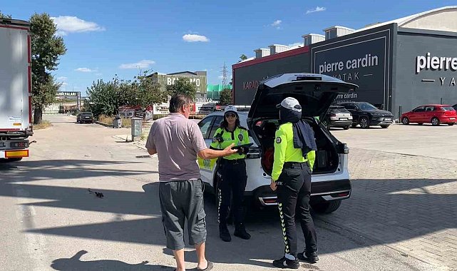 İzin belgesi olmayan tır ve kamyonlar polisten kaçamadı