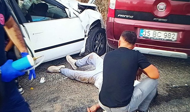 İzmir'de hatalı manevra kazası: 1'i ağır 8 yaralı