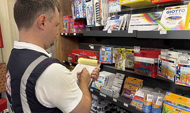 İzmir'de kırtasiyelere 'fahiş fiyat' denetimi