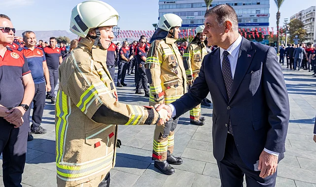 İzmir'de İtfaiyecilik Haftası kutlandı