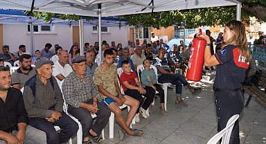 İzmir'de kırsal mahalleler yangına karşı güçleniyor