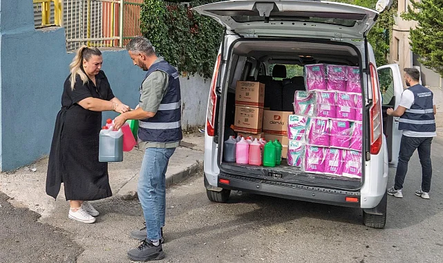 İzmir'de okullara hijyen seti desteği