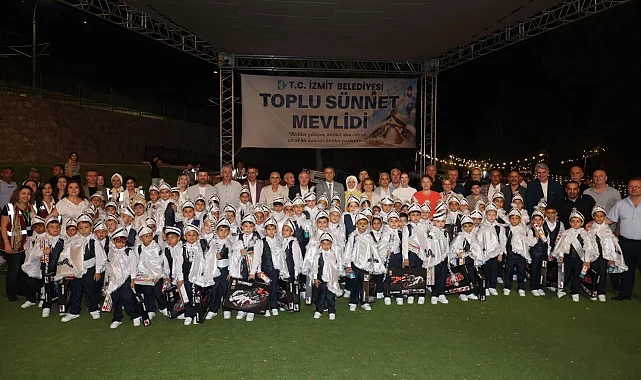 İzmit Belediyesi çocukların sünnet mutluluğuna ortak oldu