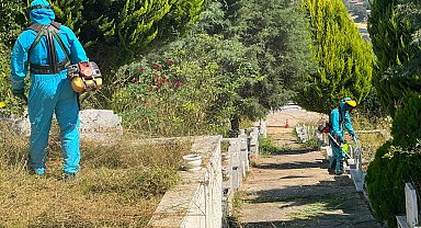 İzmit'te mezarlıklar Büyükşehir'le güzelleşiyor