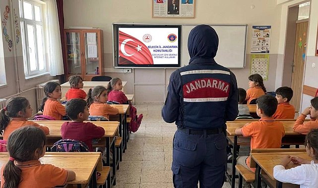 Jandarmadan öğrencilere güvenli internet uyarısı