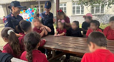 Jandarmadan öğrencilerin güvenliği için farkındalık çalışması