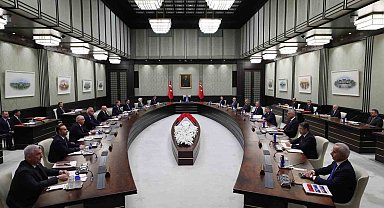 Kabine Toplantısı Cumhurbaşkanı Erdoğan'ın başkanlığında başladı.