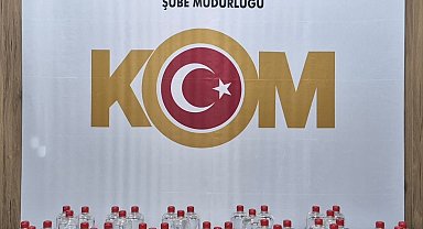 Kaçak alkol operasyonu: 51 litre etil alkol ele geçirildi