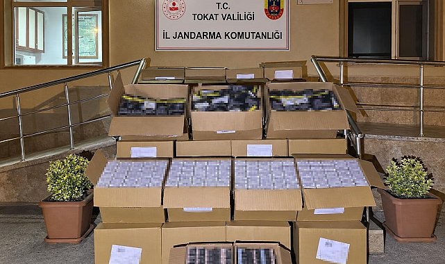 Kaçak tütün operasyonunda 600 bin makaron ele geçirildi
