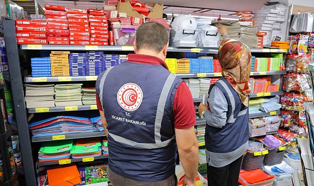Kahramanmaraş'ta kırtasiyelerde fiyat etiketi denetimi: 21 firmaya 158 bin lira ceza