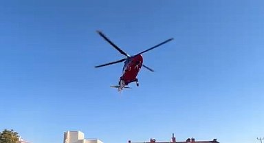Kalp krizi geçiren hasta, hava ambulansıyla Konya'ya sevk edildi