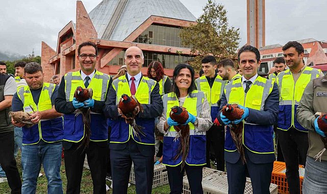 Kampüste 200 sülün doğayla buluştu