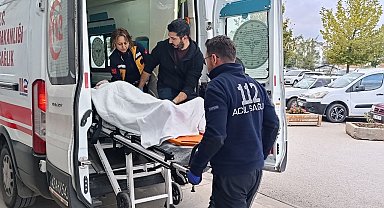 Kamyon kasasından düşen şahıs yaralandı