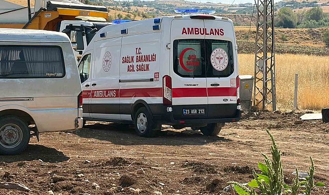 Kamyonun üzerinden düşen şahıs yaralandı