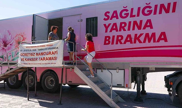 Kanser tarama aracı "Pembe Prenses" Aliağa'da