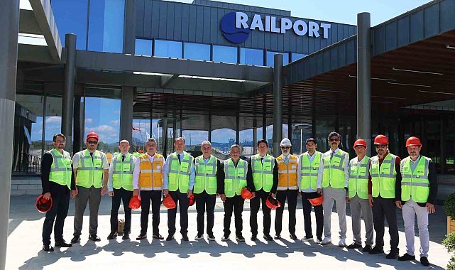 Karabük TSO heyeti, Karabük Lojistik Merkezi için Railport'u inceledi