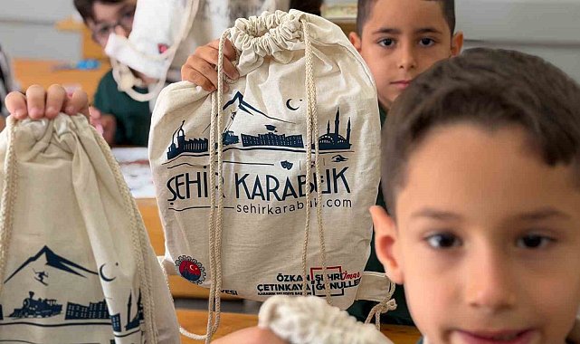 Karabük'te minik öğrencilerin okul heyecanına belediye desteği