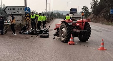 Karabük'te motosiklet ile traktör çarpıştı: 2 yaralı