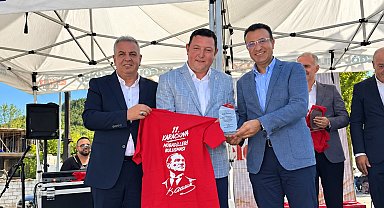 Karacaova Mübadilleri 11. buluşmasında Recep Dural'a teşekkür plaketi