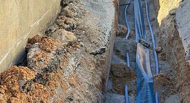 Karaçörtlen köyünde içme suyu altyapısı yenileniyor