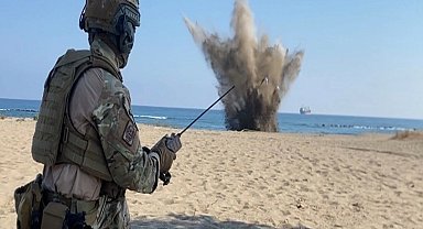 Karadeniz'de mayın alarmı! Şüpheli cisimler SAS timlerince imha edildi